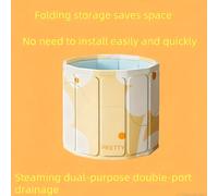 TEMU Bañera plegable de gran tamaño para adultos, ideal para uso en interiores, sin necesidad de instalación, para sumergirse en en casa, portátil para bañarse y nadar