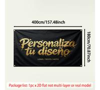 TEMU Banner Grande Personalizado, y Póster con Imagen Completa para Exteriores, Personalizado Resistente con Texto/Logo Personalizado - Tamaños Jumbo para Fiestas de , Corporativos, Comerciales