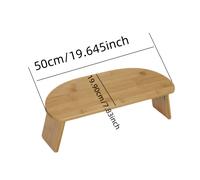 TEMU Banqueta de Meditación Plegable, Ergonómico para Yoga con Patas Dobles, Taburete de Madera para Ceremonias de Té, Oración y Meditación Profunda, Ideal para una Más y Duradera