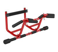 TEMU Barra de agarre multifuncional para ejercicio y entrenamiento en casa, con soporte de pared para carga de 150 kg, disponible en y negro.