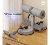 TEMU Barra de asistencia para abdominales de acero inoxidable con ventosas - altura ajustable en tres niveles, equipo de fitness para el hogar, adecuado para ejercicios del , banda de tensión