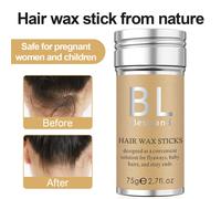 TEMU Barra de Cera para el Cabello - No y Sin Residuos para Escapados, Frizz y Pelo en Vano, Barra de Estilismo para Bordes y Looks Recogidos, para Mujeres, Hombres y Niños