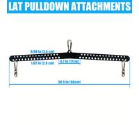 TEMU Barra de Dominadas LAT para Máquina de Cables, Accesorios de Dominadas LAT T Bar , Barra de Tríceps para Entrenamiento de