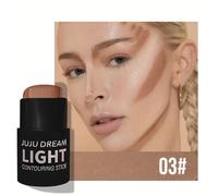 TEMU Barra de en Crema con Múltiples - Bronceador en un Tono Marrón , Se Sin para una Esculpidora Natural - para Reuniones Festivas, Resistente y Fácil de Usar para un Maquillaje Natural