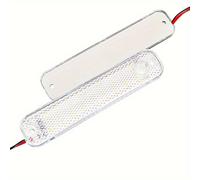 TEMU Barra de Luz con Compartimentos 2 piezas, 36LED 12-80V para Interiores de Coche con para Furgoneta, Camión, Autocaravana, Bote y Techo - Accesorios de Luces para Camiones