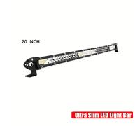 TEMU Barra de luz LED de única ultra delgada de 12/20 pulgadas, más de 3000 , no requiere batería, adecuada para camiones, vehículos (ATV), SUV, todoterreno, 4x4