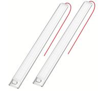 TEMU Barra de luz LED interior de 12V, 168 LEDs, 1700 , tira de luces LED de 12 con para furgoneta cerrada, coche, RV, camión, furgoneta de carga, barco, , autocaravana (paquete de 2), sin batería