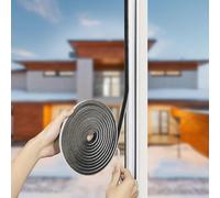 TEMU Barra de tipo cepillo a prueba de viento, ideal para sellar puertas y ventanas, tira aislante para rellenar huecos, tira a prueba de viento para puertas exteriores, tira de para ventanas