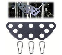 TEMU Barra LAT Multi-Grip, Adecuada para Gimnasio en Casa, Placa de Separación con de para Máquina de Cables, Barra LAT de Agarre , Mango Accesorio de Cable Bidireccional