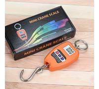 TEMU Báscula digital colgante de 200 kg, báscula de grúa, báscula de gancho industrial de resistencia, dispositivo de pesaje de cocina, de acero inoxidable, batería no incluida.