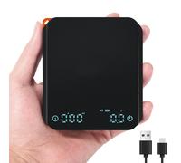 TEMU Báscula Electrónica Digital de Precisión con Pantalla de 2000g | Control Táctil, Precisión de 0.1g, 4 Unidades de Pesaje, Ideal para Granos de Café y Más, Material ABS, Carga
