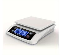 TEMU Báscula electrónica SF-802 de 66 lb/30 kg para cocina y paquetes de envío (enchufe adaptador no incluido)