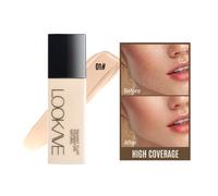 TEMU Base Correctora de Cobertura Total en Tono Beige - para un , Cubre Ojeras, y Manchas de Lágrimas. Esta Corrector Multifuncional es Adecuado para la Cara como para el Cuerpo, Cobertura Ajustable