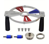 TEMU Base de fresado manual para carpintería, soporte guía para ranurado y tallado, para máquina de recorte, tabla de , tabla , herramientas de carpintería para ranurado y chaflán, solo el soporte de