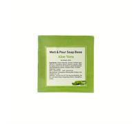 TEMU Base de Jabón Artesanal de Aloe Vera con Aceite de Oliva y Glicerina | Fácil de Usar, Melt-in-the-Mouth y Hidratante para Todo Tipo de Piel