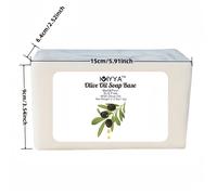 TEMU Base de Jabón Natural con Aceite de Oliva 0.66/1.1/2.2 lbs para Mejores Resultados en la Fabricación de Jabones
