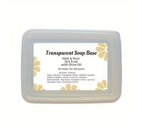 TEMU Base de Jabón Transparente para Fundir y Vertir de 0.55Lb/1Lb/2Lbs, Libre de SLS/, Base de Jabón de Glicerina para Fundir y Vertir, Base de Jabón Natural Ideal para el Artesanado de Jabones
