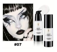 TEMU Base de Maquillaje Líquida Blanca, Impermeable, Cobertura Completa , para Piel , Fácil de Remover, Ideal para Disfraces de Vampiro y Esqueleto, Cosplay, Gran Capacidad 30ml
