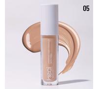 TEMU Base de Maquillaje Líquida y Corrector - Cobertura Total, Resistente e Impermeable por 24 Horas con Punta Tipo Brocha para Ojeras, Manchas o Sensibilidad. Tono Beige Universal