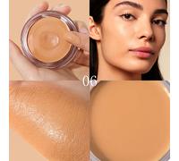 TEMU Base de maquillaje para todo tipo de piel, cobertura total, acabado mate, hidratante, control de grasa, los poros, no grasa, sin grumos, aplicación .