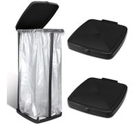 TEMU Basurero Plegable Ajustable - Soporte Portátil para Bolsas de Basura con Ajuste Manual, Diseño Duradero en para Camping, RV, , Sostén Resistente con Ruedas para Residuos Domésticos