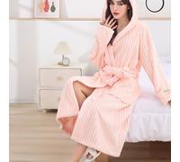 TEMU Bata de baño gruesa para mujer de un hotel de estrellas transfronterizo, de secado rápido, absorbente y resistente a la caída de pelo, para