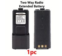 TEMU Batería extendida para walkie-talkies con carga tipo-C, compatible con radios 5R y 5RX, una batería recargable, ideal para intercomunicadores portátiles.