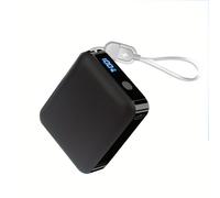 TEMU Batería Externa de 10000mAh con Carga Rápida y Indicador Digital, Batería Pequeña para iPhone 16/12/13/14/15/16, Samsung, Xiaomi y Varios Otros Smartphones