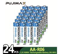 TEMU Baterías NiMH PUJIMAX 1,2V AA 800mAh 24 piezas 48 piezas paquete - capacidad, duraderas y eficientes baterías recargables para uso doméstico, industrial y científico
