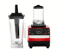 TEMU Batidora de Potencia para Comercio y Uso Doméstico, Licuadora, Triturador de Jugos y Frutas, Procesador de Alimentos con Función de Hielo