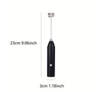 TEMU Batidora/Mezclador de Leche Eléctrico Recargable USB Velocidades, para Latte, Café, Matcha, Cappuccino y Chocolate Caliente