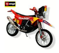 TEMU Bburago 1:18 2023 KTM Rally RX450F Motocicleta de Carreras de Aleación, Miniatura Diecast de Juguete Regalo para Niños