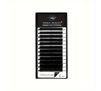 TEMU Beauty extensiones de pestañas de calidad en 12 filas, con suministros individuales C/CC/D/DD hechos de visón sintético natural. pestañas de volumen hechas a van desde 8 mm y tienen un .