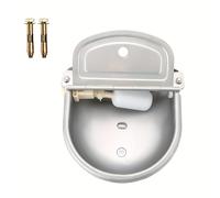 TEMU Bebedero Automático de Acero Inoxidable para - Cuenco de Agua Auto-Relleno para , Caballos, Perros, Ovejas y con Válvula de Flotador de Relleno Fácil