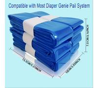 TEMU BEEMEEMASTER 6pcs Bolsas de Recambio para Genie de de Olores - Capacidad para 1680 Pañales, Compatibles con Cubos