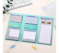 TEMU Bloc de notas vintage para ordenador de 140 páginas - Notas adhesivas autoadhesivas, fáciles de usar, adecuadas para , y el hogar, para los entusiastas de la electrónica retro.