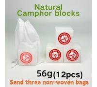 TEMU Bloque de Alcanfor Natural, Tableta de Alcanfor Puro Comprimido, Duradera, , Ideal para Hogar, Oficina, Armario, Zapatero, del Aire, Bolsa No Tejida