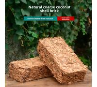 TEMU Bloque de concha de coco para orquídeas y suculentas | Bloque de concha de coco | Medio de plantación transpirable