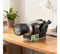 TEMU Bloques de Construcción de Cámara DV Vintage Coleccionable con de Tienda Oculta - de Zoom Realista, Decoración de Escritorio en Miniatura Ideal para Entusiastas de la Fotografía como Regalo