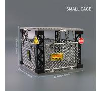 TEMU Bloques de Construcción de Prisión Militar MOC Área Restringida Militar Bloques Juegos de Juguete de Construcción de Juguete Regalos de de Jaula de Halloween