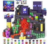 TEMU Bloques de construcción magnéticos de calidad, 100 piezas, juguetes sensoriales para niños, regalo de para niños y niñas de 3 a 12 años, juguetes de construcción para un mundo magnético