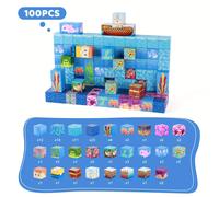 TEMU Bloques de Construcción Magnéticos - Set Mundo Oceánico | Mejora la , la Coordinación -Ojo e | Construcción 3D, Juguete Educativo para Niños y Niñas, Regalo de Navidad