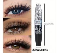 TEMU BMBN Máscara de pestañas 5D, 1 pieza, a prueba de agua y , no grasa, no irritante, que da volumen y para unos ojos más seductores