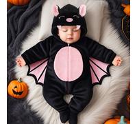 TEMU Body de Peluche Tolo Conejito Bebé Murciélago para Otoño e Invierno, Cubre Vientre, Ideal para Exteriores