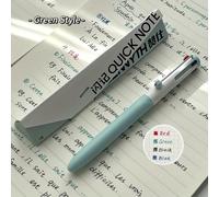 TEMU Bolígrafo de Gel de Secado Rápido de 0.5mm - Negro, , Azul, Verde - Punta , Construcción de Plástico Duradero, Agarre Ergonómico para una Escritura Cómoda