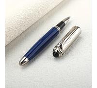 TEMU Bolígrafo Rollerball Azul de 0.5mm de Lujo y Calidad, Suministros de Oficina, Bolígrafo de Metal, Bolígrafo de Regalo de Papelería