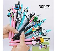 TEMU bolígrafos con temática de de química | Serie de experimentos científicos, colores aleatorios, plástico, retráctiles, punta , ideales para material escolar y de oficina