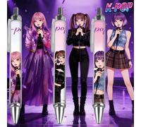 TEMU Bolígrafos y bolígrafos de gel con temática de K-Pop, con gráficos de grupos de chicas , llenos de . se rápidamente y . para jóvenes de moda y entusiastas del K-POP