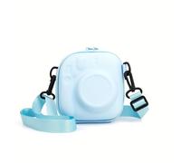 TEMU Bolsa de Almacenamiento de Cámara de Carcasa con Correa de para Instax Mini7+/8/9/11/12/40 - PVC Duradero, Color Sólido, Universal, Sin Cámara