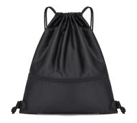 TEMU Bolsa de almacenamiento deportivo al , cuerda gruesa, baloncesto, fútbol, balón, gimnasio, gran capacidad, nylon, cremallera, mochila, fitness, bolsa de hombre